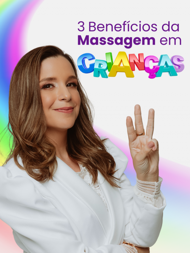 massagem em crianças